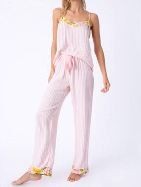 NWT PJ SALVAGE Pink Dream IN FULL BLOOM WOMENS PAJAMAS SIZE LARGE